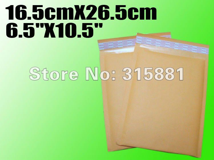 Venda por atacado o saco acolchoado envelope do encarregado do envio da correspondência da bolha do envelope do papel de 6.5 envelopes da bolha de " X10.5 " 16.5cmX26.5cm