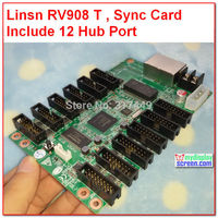 linsn studio RV801D 512 * 128 pixel sync full color rgb control system /  led display  receiving card,free shipping by fedex