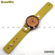 Jewelry Gift Romantic Butterfly Leather Watches Top layer Leather Watchband for Women Holiday Sale SW006