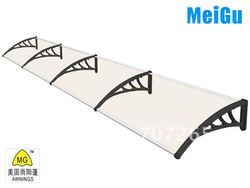 80*400 cm,1set,all accesories provided,pc awning,polycarbonate ,awning,door canopy,awning polycarbonate, awnings(China (Mainland))