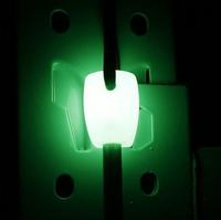 Freeshipping 5pcs/lot Luminous Survival Magnesium Flint Fire Steel Starter glow in dark striker ruler opener LS4006