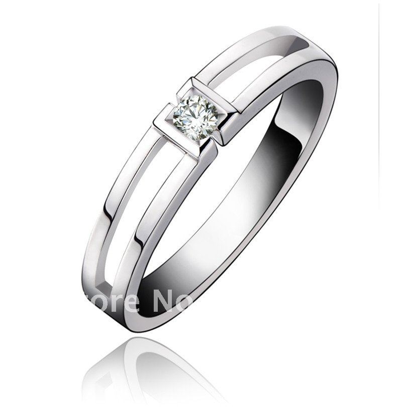 Natural Diamond Ring Silver Diamond Rings Natural South African ...