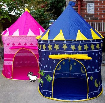 New Sunmmer Childern kids Playing Indoor&Outdoor Pink Palace Play Game Tent Castle Kids Toy