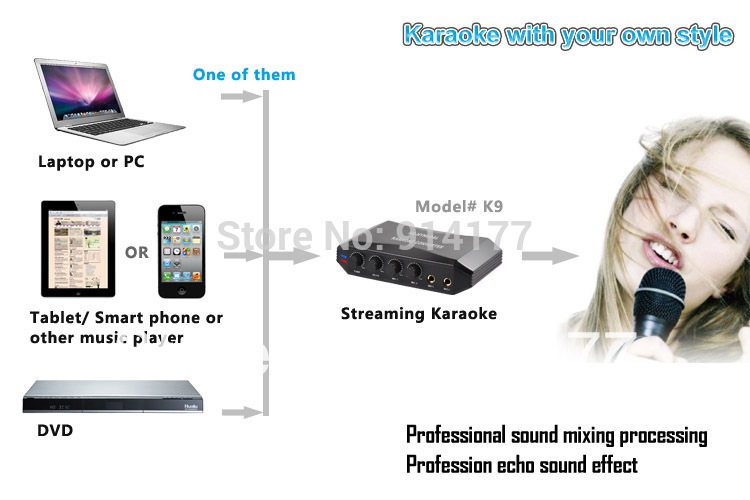 Купить Продажа караоке звук mixer.best партнер для ПК Караоке! Караоке