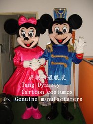 2013 Factory Outlet Military uniform Mickey Mouse mascot Mickey costume Military uniform Mickey Mouse mascot costume(China (Mainland))