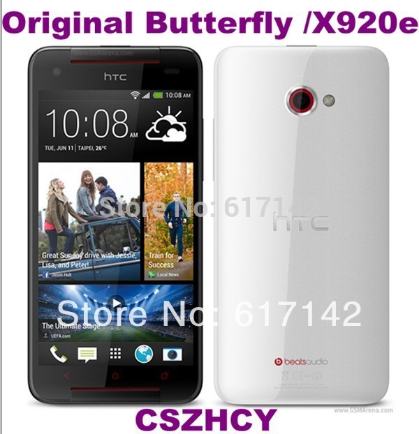 Refurbished Original HTC Butterfly Unlocked HTC X920e Deluxe Android Quad core Smart mobile phone GPS WIFI