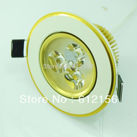 modern rotatable 3W led downlights recessed 85-265V led recessed ceiling lamps