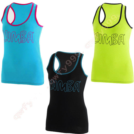 10Pcs/lot SAMBA yoga Top Arrival Fitness Dance Sportswear Shaping S M L XL 3COLOR T42(China (Mainland))