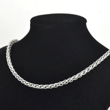 4 7mm 316L stainless steel men necklace fashion stainless steel chain necklace men s chain jewelry