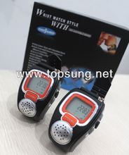 2pc freetalker 22 channel wrist watches walkie talkie set for kids ts008 walky talky watches up to 3 mile (new version 121 code)