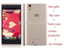 Free Flip Case original ThL T100 T100S T11 Android 4 2 Smart phone Octa Core MTK6592