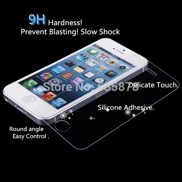 New Explosion Proof LCD Clear Front Premium Tempered Glass Screen Protector Protective Film Guard For Apple