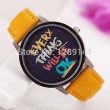 2014 New Summer Casual Men Women Young Positive Energy Pattern Watches Fabric Strap Quartz Top Grade Wristwatches For Men Women