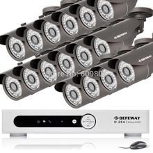 Super deal Full 720P 960H CCTV DVR KIT 3G WIFI Smartphone View Hybrid NVR KIT 16PCS 720P 1200TVL Outdoor Surveillance System