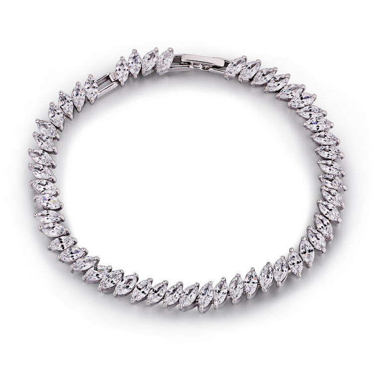 -Bracelets-Bangles-White-Gold-Filled-Bracelet-For-Women-Crystal-Charm ...
