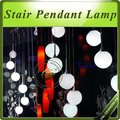 Pendant Light with 6 Lights in Globe Shape Silver Trumpet,YSL-CEG0029,Free Shipping