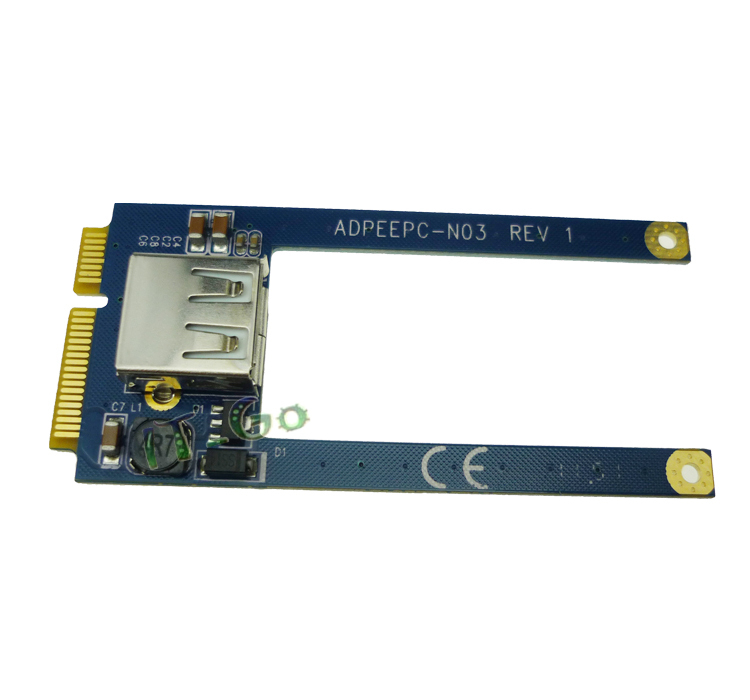 shipping 10pcs/lot USB to Mini PCIe(PCI express) adapter/converter ...