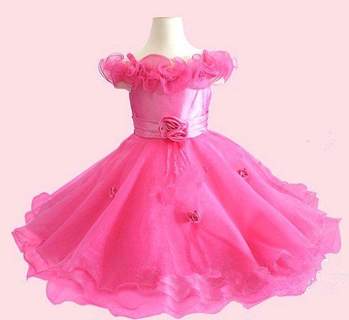 Prom Dress Stores Dallas on Sizes New Baby Girls Dress Wedding Princess Style Party Tutu Dress