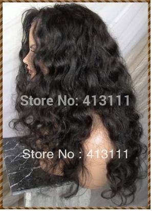 New Full Lace Wig Fashion Sex Malaysia Curl 100% Indian remy Human
