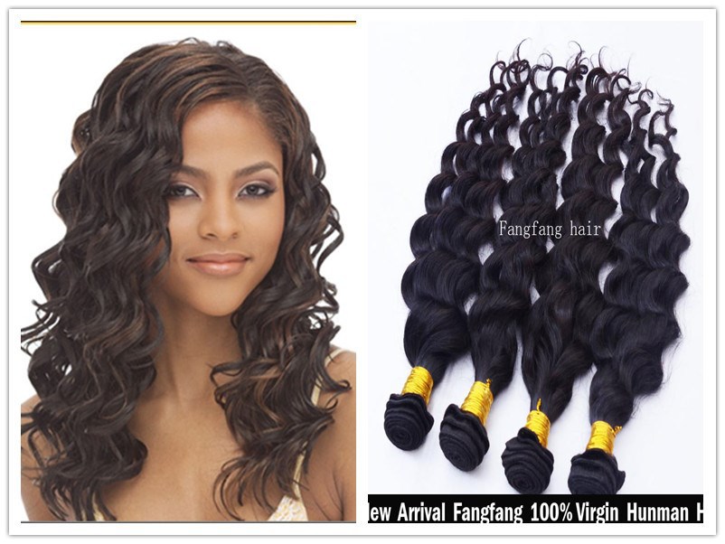 Queen peruvian Virgin hair 4pcs lot 12'-30' mix length,5a virgin hair deep wave new star peruvian hair promotion Free Shipping(China (Mainland))