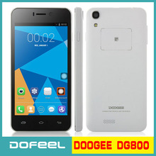 New Arrival DOOGEE VALENCIA DG800 Bar Smartphone Creative Back Touch Android 4.4 Quad Core MTK6582 4.5 Inch OTG 13.0MP Unlocked