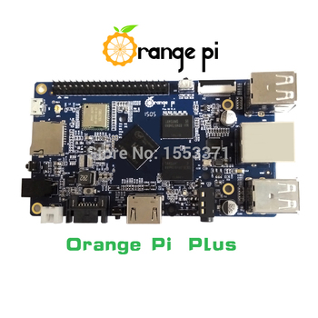 Orange Pi plus H3 Quad Core 1.6GHZ 1GB RAM  4K Open-source development board banana pi pro raspberry pi 2  cubieboard pcduino