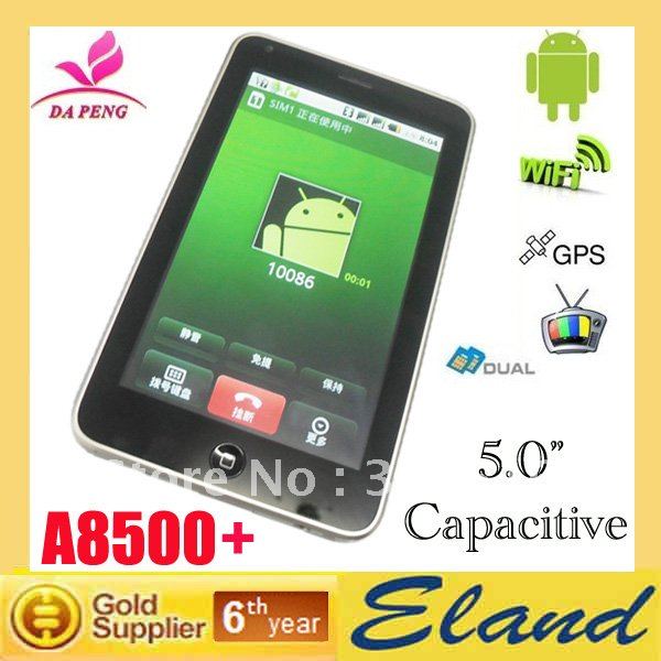 Касание MTK6573 3G сотового телефона 5.0 android 2.3 Dapeng Dpad
