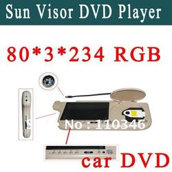 SunVisor DVD Player 16:9 TFT high definition LCD DVD+FM+USB+SD high quality(0605003)(China (Mainland))