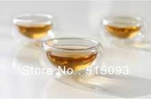 FREE SHIPPING Coffee Tea Sets 250ml glass flower teapot 4 Double wall Cup stainless inner cup