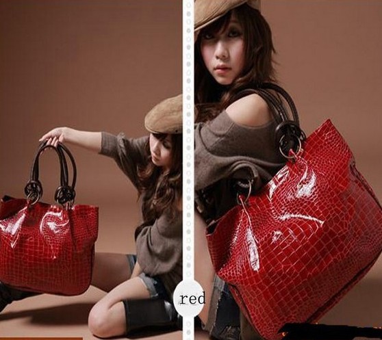 2013 Fashion New Women Ladys PU Leather purses handbags Totes HOBO Shoulder Bag free shipping(China (Mainland))