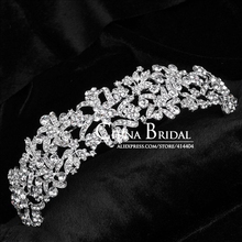 Free Shipping Rhinestone And Crystal Bridal Headband  Bride Hair Accessory Party Prom Jewelry wholesale 1027