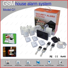 GSM mobile control wireless G1 Home house Security Alarm System support Russian language Remote Control Free