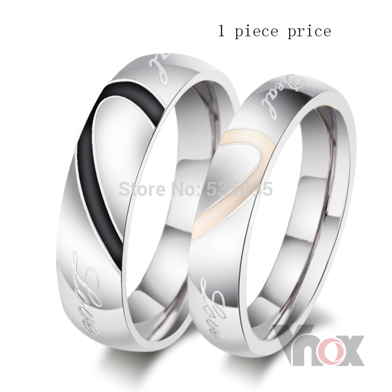 anneaux de mariage ensembles en acier inoxydable anneaux de mariage ... anneaux de mariage ensembles en acier inoxydable anneaux de mariage ...