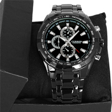 2014 New Curren Watch Men Luxury Brand Watch Fashion Quatz Watch Full Steel Wristwatch 5 Color Free Shipping