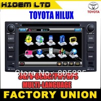 Free shipping Toyota HIlUX Central multimidia, high quality Car DVD GPS 3G PIP V-6CDC