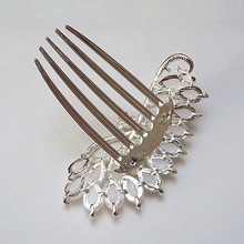 2013 New Fashion Bridal Hair Accessories Wedding Jewelry Tuck comb Pearl Crystal Handmade Bridal Hair Comb