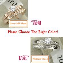 wholesale Italina rigant Brand fashion Austrian crystal jewelry 18K rose gold men and women couple ring