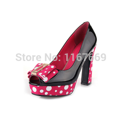 Women Pumps 2015 Milanao Thick Heel Open Toe Single Platform Pumps 704 Breathable Casual Fashionable High
