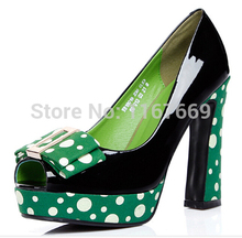 Women Pumps 2015 Milanao Thick Heel Open Toe Single Platform Pumps 704 Breathable Casual Fashionable High