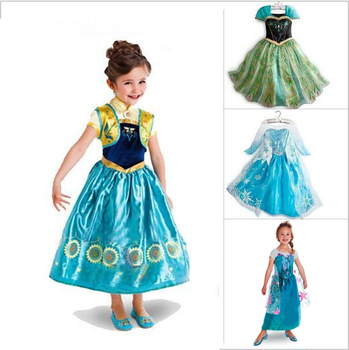 Девушки лета девушки коронация платья ну вечеринку принцесса детей платья свадебные платья Menina костюм косплей фантазия одежда