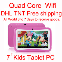 7 Inch Children Kids Tablets Android Tablet PC Rockchip RK3026 Android 4.4 512MB RAM 4GB ROM Educational PAD For Children