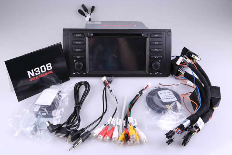 7 inch car dvd player fit for bmw E39 X5 E53 M5 with DVD BT TV FM IPOD RDS GPS CANBUS Map 4G Free shipping!(China (Mainland))
